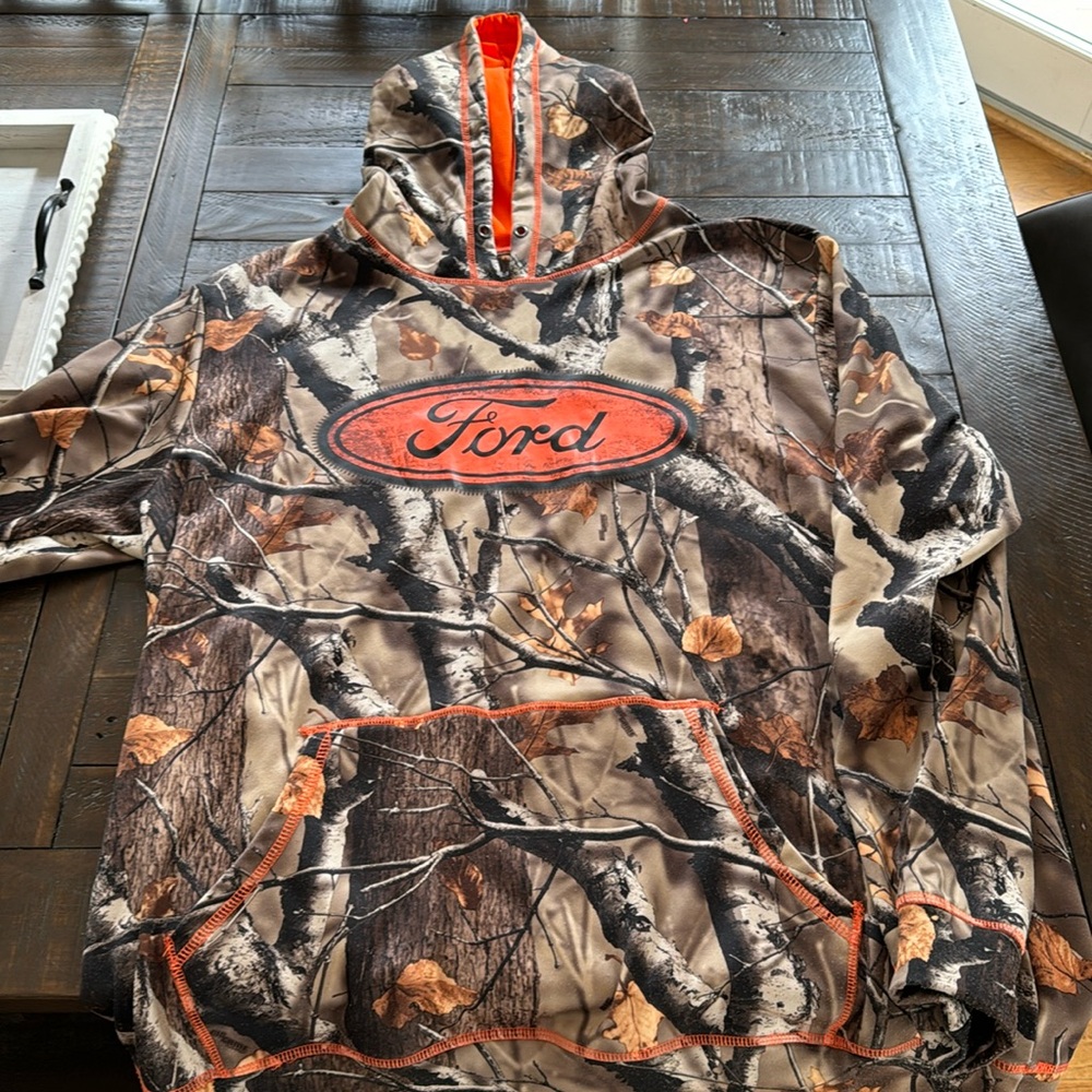 Men’s camo ford hoodie